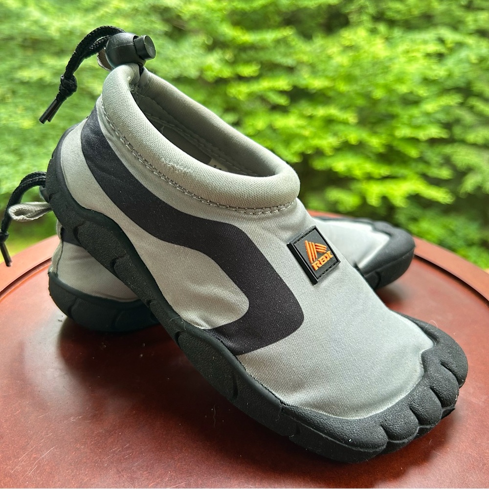 RBX Kids Water Shoes | Size 11/12 | Gray & Black | Pool, Creek & Beach Fun